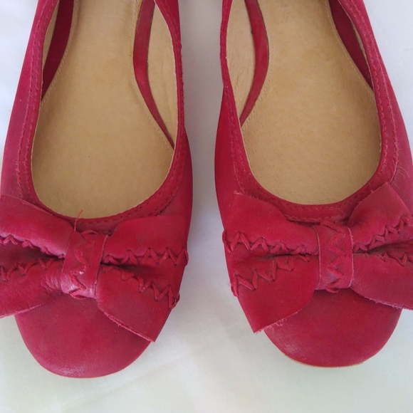 Frye Esther Ballet Flats with Bow - Picture 8 of 8